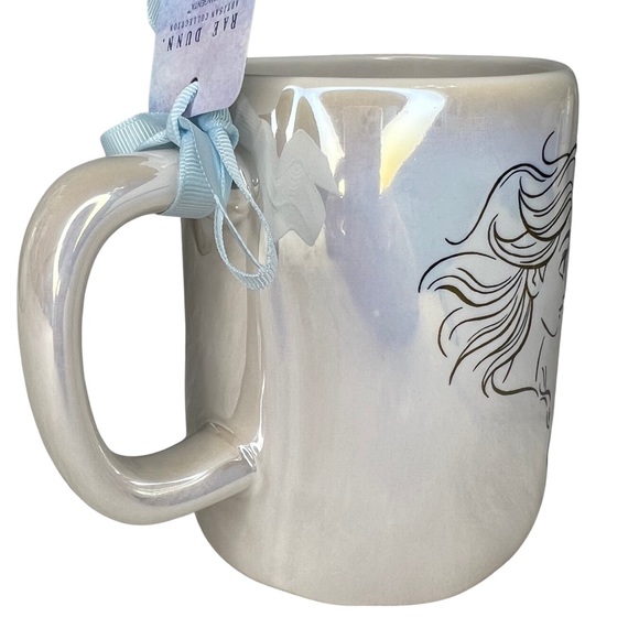 ❌SOLD❌ Rae Dunn NWT LET IT GO Elsa Disney Frozen Iridescent 2 Sided Coffee Mug - Picture 13 of 17